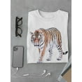 thumbnail image 3 of Bengal Tiger Orange Watercolor Tee Men's -Image by Shutterstock, 3 of 4