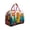 C, variant on Yardvibe 3D Printed Quilted Travel Duffle Bag, 9"x18"x9" Camping Outdoor Boho Travel Weekend Bag, Carry-On Overnight Luggage Bags, Vintage Floral Luggage for Gym, Yoga & Carry-on (C)