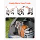 thumbnail image 5 of VEVOR - Carrito plegable 2 en 1, con capacidad de 250 kg y 220 l, se convierte en banco, con asa ajustable, ideal para exteriores, compras, camping y jardinería., 5 of 9