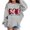 00#Grey549, variant on Byoo Heart Print Sweatshirt for Girl Crewneck Long Sleeve Casual Pullover Daily Loose Fit Sweatshirt,Grey