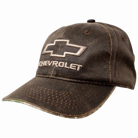 Chevrolet Logo Oil Washed Snapback Hat