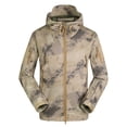thumbnail image 1 of Chaqueta cortavientos con capucha para exteriores para hombre, para caza, acampada, escalada y senderismo, 1 of 8