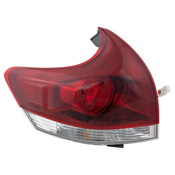 For Toyota Venza 2013 2014 2015 2016 Tail Light Assembly Driver Side | Outer | Smoke Lens | Replacement For TO2800190 | 81560-0T020