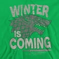 thumbnail image 2 of Game of Thrones Winter Is Coming Unisex Adult Pull-Over Hoodie,Kelly Green, X-Large, 2 of 5