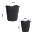 thumbnail image 6 of Grandest Birch 80ml/160ml Espresso Cups Double Wall Insulated 304 Stainless Steel Reusable Dishwasher Mugs for Camping 80ml and 16, 6 of 8