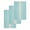 LightBLue Beige, variant on Pink Beige Striped Kitchen Dish Towels for Drying Dishes Set of 4, Modern Farmhouse Retro Lines Waffle Weave Microfiber Hand Tea Bathroom Towels Quick Dry & Absorbent Towel 12x12