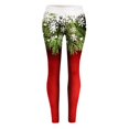 thumbnail image 2 of Gibobby Pantimedias Termicas Mujer Invierno Leggings con estampado navideño para mujer Pantalones de bota casuales ajustados sexy (Verde, S), 2 of 5