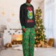 thumbnail image 4 of Camisa de invierno familiar Pantalones superiores Cuello redondo Dinosaurio Impreso Traje diario de corte holgado FLhrweasw Nuevo, 4 of 7