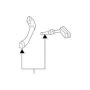 Genuine OE Ford Handle - BB5Z-7831458-AD Fits select: 2011-2015 FORD EXPLORER