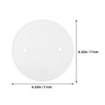 thumbnail image 2 of HAMPPLIES 8pcs Electrical Box Cover Plate For White Minimalist Style Home Use, 2 of 8