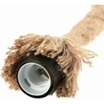 thumbnail image 3 of Hemp Rope Chandelier, 100cm AC 220V E27 Vintage Rope Chandelier for Restaurant Bar Cafe Lighting (Single Socket, Bulb Not Included), 3 of 4