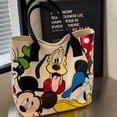 thumbnail image 4 of Disney-bolso de hombro de lona con dibujos animados de Mickey para mujer, bolsa de mano versátil, informal, a la moda, para Clase de Estudiante, 4 of 5
