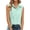 Mint Green, variant on QASIEATN Womens Daily Casual Linen Shirts Sleeveless Shirts Tops Casual Blouses Loose Fit Shirt Tank Fall Fashion Outfits