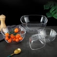 thumbnail image 5 of Salad Bowl Fruit Holder Serving Platters Decor for Restaurant Large Acrylic Bowls Household, 5 of 6