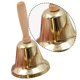 thumbnail image 3 of Campana de llamada de mano fuerte con mango de madera, cascabeles navideños, 3 of 5