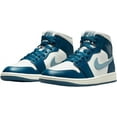 thumbnail image 2 of Women's Air Jordan 1 MID Sky J FR Blue/Ozone Blue-Sail (BQ6472 414) - 7.5, 2 of 5