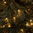 thumbnail image 5 of Nearly Natural 6ft. Pre-Lit Artificial Pine Christmas Tree in Round Black Decorative Planter with 60 Warm White LED Lights, 5 of 9