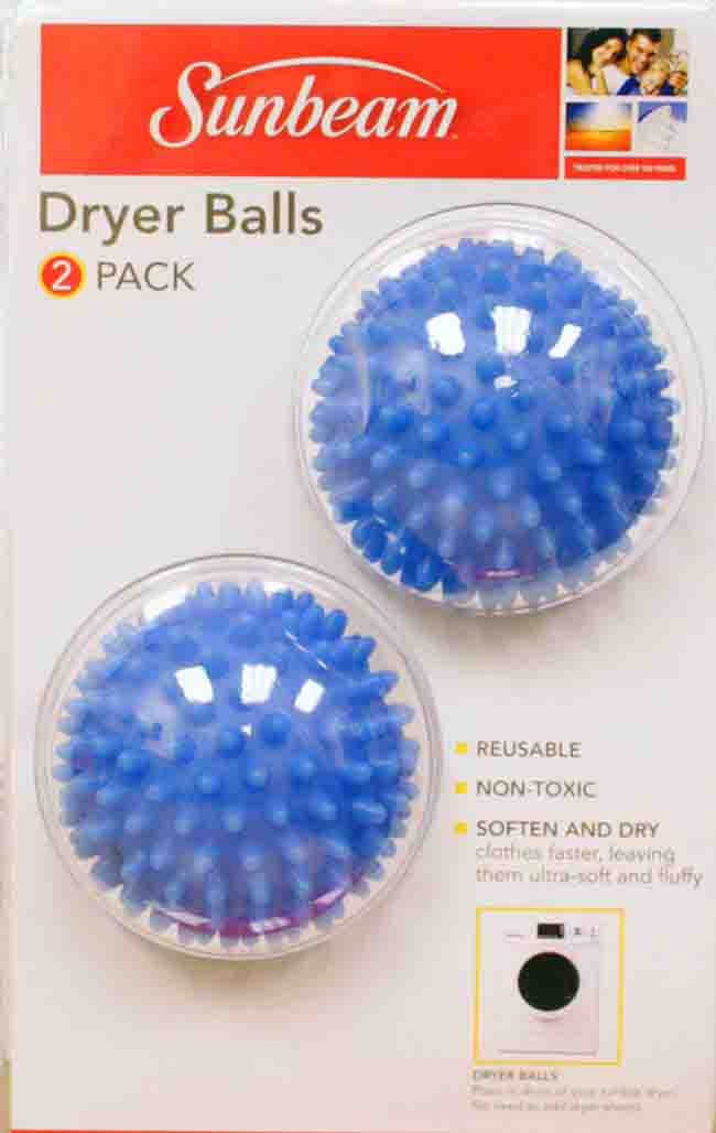 Plastic Dryer Balls, (Pack of 4), Blue