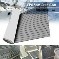 94.5'' x 35.4'' EVA Foam Boat Marine Flooring Mat Teak Decking Boat Yacht Flooring Mat Sheet for Use on Boat Decks, RV, Floating Docks