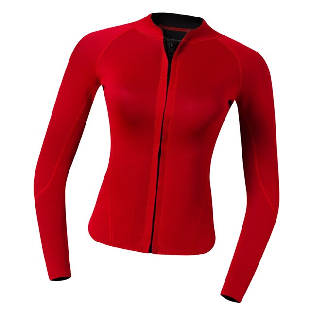 Traje de Neopreno de Manga Larga Transpirable Secado Rápido Chaqueta de Buceo Cómodo para Mujeres Chicas - MO METRO Sunnimix Traje de buceo