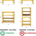 thumbnail image 3 of DeWalt Shelving 41545 Dewalt-Rak-2Ft Extender Kit (56829-6Ft Rack), 3 of 11