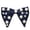 Dark Blue, variant on Men Polyester Beads Oversize Bow Tie Wedding Party Tuxedo Business Big Bow Tie