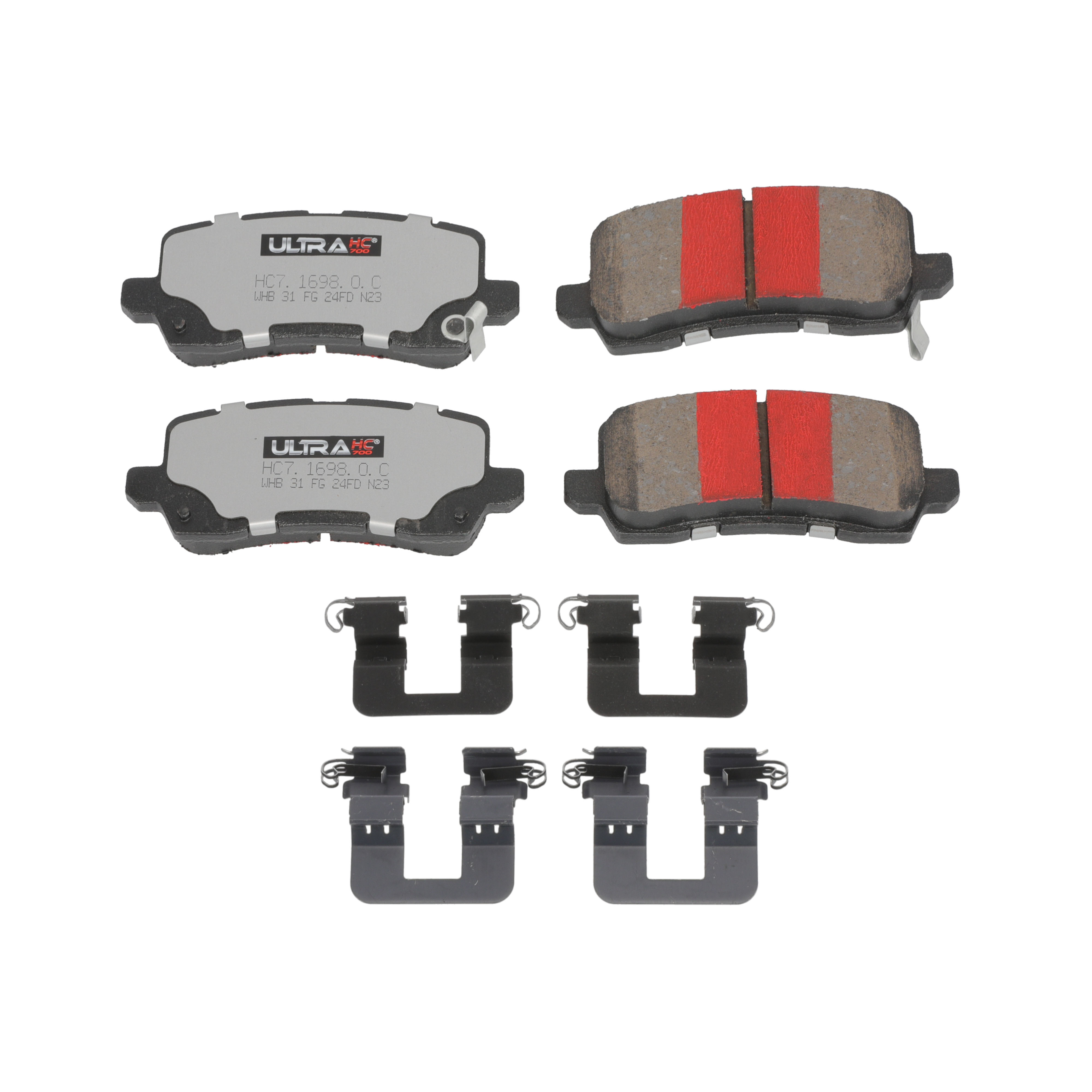 UltraHC 700 Brake Pad Set, Rear HC7.1698.0.C, Acura TLX 2020-2015