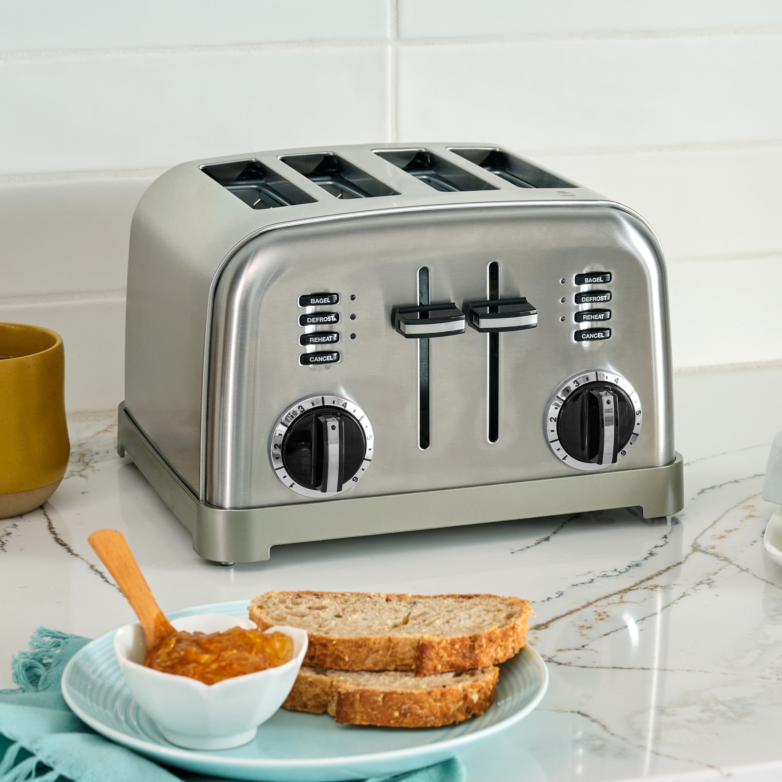 Cuisinart 4-Slice Stainless Steel Classic Toaster for Bread and