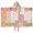 Pioneer Flower Floral-2, variant on Pioneer Flower Floral Print Pattern Hooded Bath Towel,50"x30" for Ages 3 To 12 Kids, Quick Dry Lightweight Soft Microfiber Hood Beach Towel Cover Up for Kids