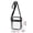 Transparent, variant on Clear Messenger Bag For Women Stadium Concert Shoulder Bag Makeup Clear Bags With Front Pocket