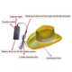 thumbnail image 5 of Wmhnj Sombrero de vaquero luminoso con mltiples modos de parpadeo para fiestas, Halloween y cosplay, 5 of 9