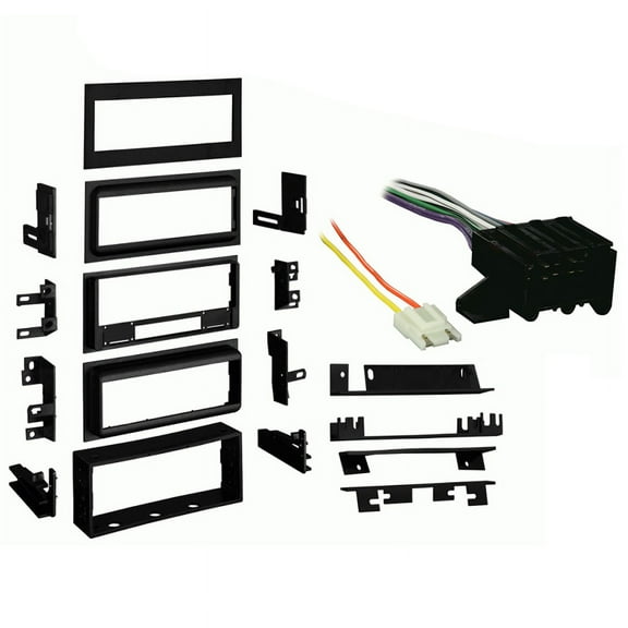 Fits Oldsmobile Cutlass Ciera 1984-1987 Single DIN Harness Radio Dash Kit