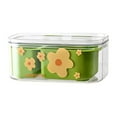 thumbnail image 1 of Cesta de drenaje para frutas, cesta para lavar verduras, colador de verduras con tapa, lavabo para lavar frutas, colador de frutas multifuncional Verde, 1 of 8