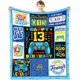 thumbnail image 1 of Regalo de cumpleaños para niño de 10 años, para niños de 10 años, manta de feliz décimo cumpleaños, regalos de cumpleaños para niños de 10 años, decoraciones de 10 cumpleaños para niños, hermanos,, 1 of 5