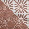 thumbnail image 1 of oneOone Cotton Poplin Brown Fabric Geometric Modern Flower Diy Clothing Quilting Fabric Print Fabric By Yard 56 Inch Wide, 1 of 4