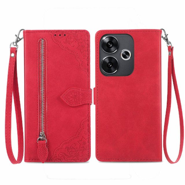 Funda billetera anti-golpes para GANGXUN Xiaomi POCO F6 , ideal para día a día y trabajo