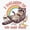 1pcs, variant on Funny Trash Animal Filth Quote Concept Humorous Decal For Water Bottle Cooler Sticker