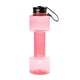 thumbnail image 2 of Botella de agua con mancuernas 700ml - Tetera deportiva a prueba de fugas con tapa de rosca para gimnasio, yoga y correr - Azul/Rojo/Gris, 2 of 8