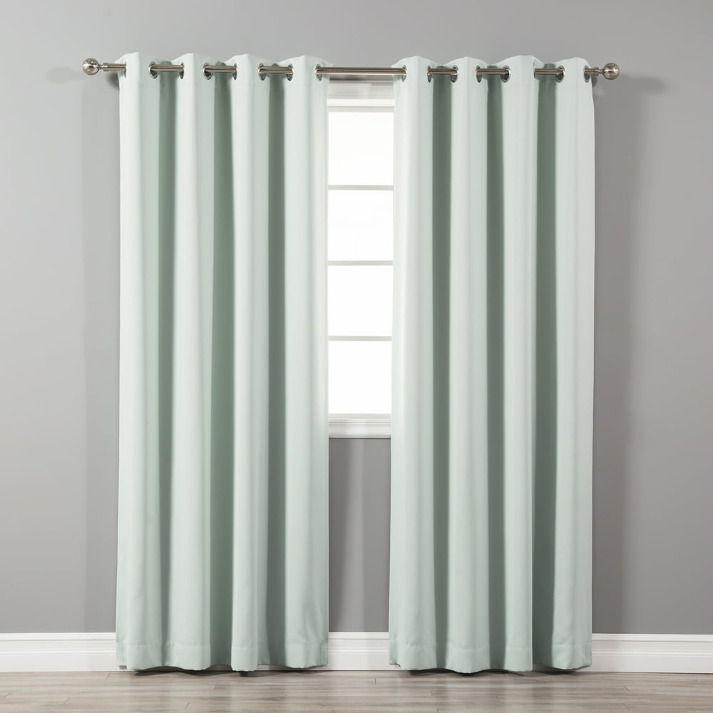 Quality Home Thermal Insulated Blackout Curtains - Stainless Steel