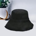 thumbnail image 3 of Sombrero de pescador para mujer BLESIY negro plegable para libre, 3 of 7