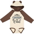 thumbnail image 3 of Inktastic Cousin Crew Girls Long Sleeve Baby Bodysuit, 3 of 5