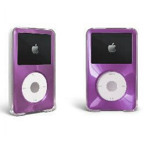 Purple For Apple iPod Classic Hard Case with Aluminum Plating 80gb 120gb 160gb