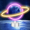 thumbnail image 2 of SHANJIA Neon Light Sign, LED Neon Sign with Holder Base Table Lamps, Battery/USB Neon Lights for Room Party Table Art Decorative Signs, 2 of 7