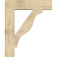 thumbnail image 3 of Ekena Millwork 6"W x 30"D x 36"H Funston Block Rough Sawn Bracket, Douglas Fir, 3 of 4