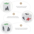thumbnail image 2 of Miangastore 5pcs Mahjong Dice Position Dice Portable Mahjong Dice Wind Direction Dice for Board Games, 2 of 9
