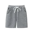 thumbnail image 3 of Hotiary Toddler Baby Running Casual Shorts 3Pcs Boys Girls Cotton Mid-Length Elastic Waist Drawstring Shorts with Pockets Gym Athletic Workout Shorts for 1-5 Years, 3 of 8