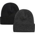 thumbnail image 1 of GFDYREE Ponytail Beanie Hat for Women, High Messy Warm Stretch Cable Knit Winter Ponytail Beanie Skull Cap, 1 of 6