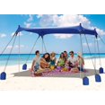 thumbnail image 1 of Carpa de Playa Gorich Refugio Solar UPF50+ a Prueba de Viento con 8 Bolsas de Arena, 1 of 7
