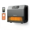 thumbnail image 1 of Calefactor de pared Brightown 1500W inteligente con control remoto y Alexa, gris, 1 of 7