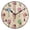 Black, variant on Lollipops Candy Pattern Wall Clock Modern Small Clock Gold Hands for Office, Home, Bedroom,School 9.84in
